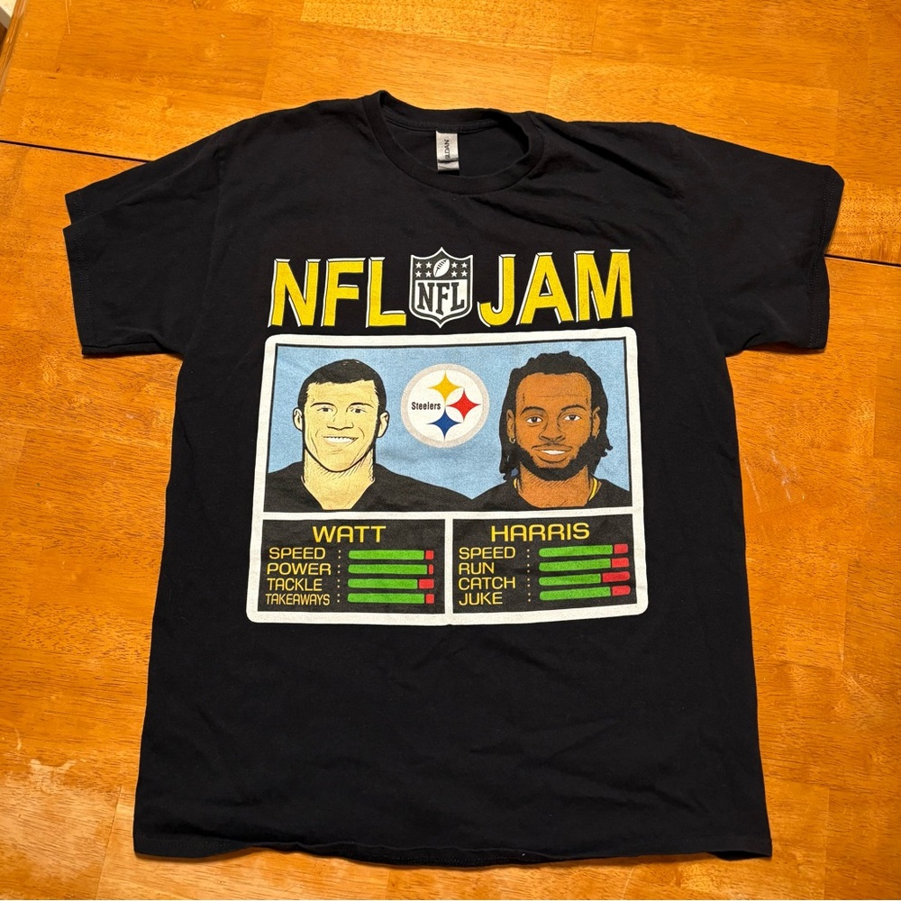 Steelers NFL Jam Black  t-shirt
